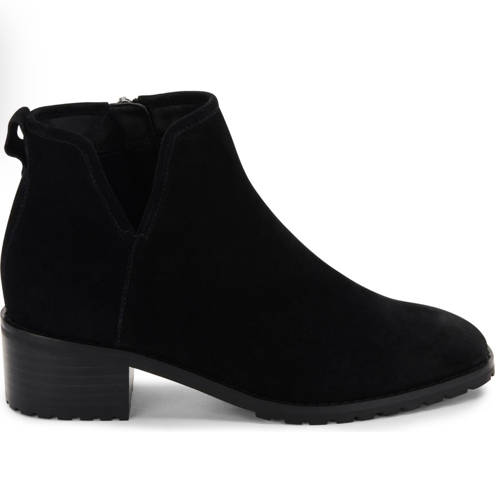 Blonde Sawyer Waterproof Bootie Black Suede